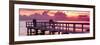 The Pier at Sunset Lovers-Philippe Hugonnard-Framed Premium Photographic Print