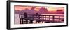 The Pier at Sunset Lovers-Philippe Hugonnard-Framed Photographic Print