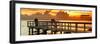 The Pier at Sunset Lovers-Philippe Hugonnard-Framed Photographic Print