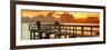 The Pier at Sunset Lovers-Philippe Hugonnard-Framed Photographic Print