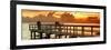 The Pier at Sunset Lovers-Philippe Hugonnard-Framed Photographic Print