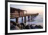 The Pier at sunset, Swakopmund, Namibia-Jean Brooks-Framed Photographic Print