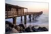 The Pier at sunset, Swakopmund, Namibia-Jean Brooks-Mounted Photographic Print