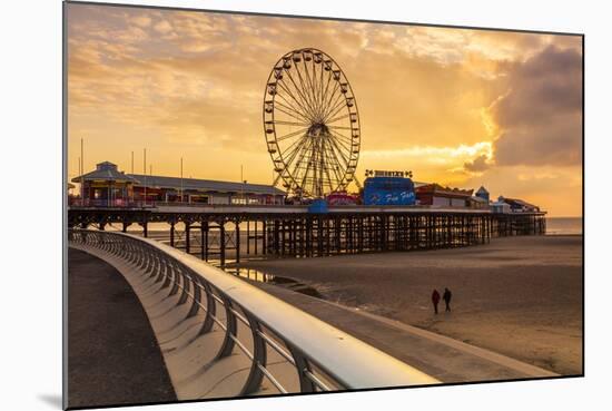 The Pier, Blackpool, Lancashire, England, United Kingdom, Europe-Billy-Mounted Photographic Print