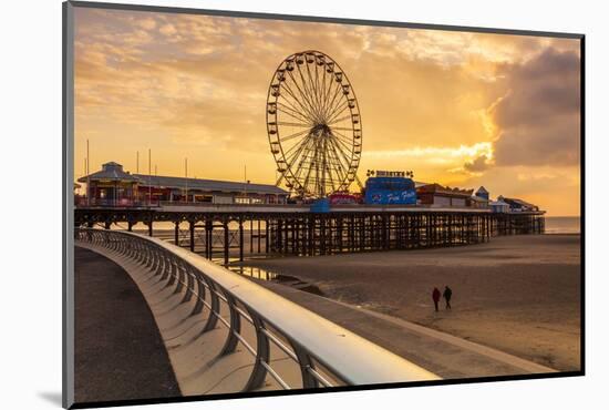 The Pier, Blackpool, Lancashire, England, United Kingdom, Europe-Billy-Mounted Photographic Print