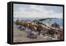 The Pier, Ryde, I of Wight-Alfred Robert Quinton-Framed Stretched Canvas