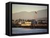 The Pier, Santa Barbara, California. USA-Walter Rawlings-Framed Stretched Canvas
