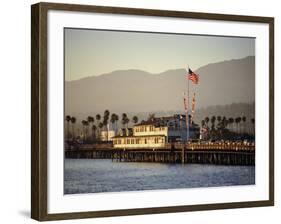 The Pier, Santa Barbara, California. USA-Walter Rawlings-Framed Photographic Print