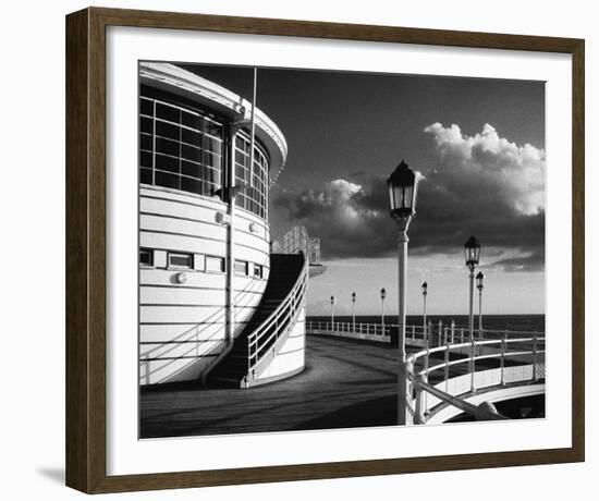 The Pier Worthing B&W-Jo Crowther-Framed Giclee Print