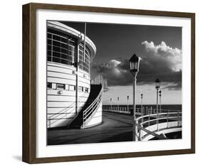 The Pier Worthing B&W-Jo Crowther-Framed Giclee Print