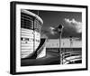 The Pier Worthing B&W-Jo Crowther-Framed Giclee Print