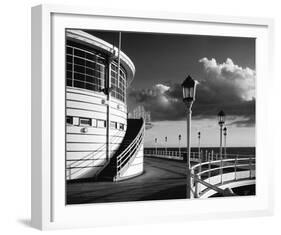 The Pier Worthing B&W-Jo Crowther-Framed Giclee Print