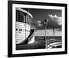 The Pier Worthing B&W-Jo Crowther-Framed Giclee Print