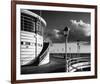 The Pier Worthing B&W-Jo Crowther-Framed Giclee Print