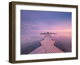 The pier-Javier De la-Framed Photographic Print