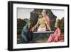 The Pieta, Detail from Predella of Sacred Conversation-Domenico Ghirlandaio-Framed Giclee Print