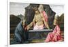 The Pieta, Detail from Predella of Sacred Conversation-Domenico Ghirlandaio-Framed Giclee Print