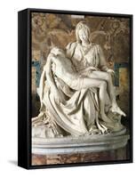 The Pieta-Michelangelo Buonarroti-Framed Stretched Canvas