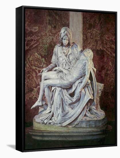 The Pieta-Michelangelo Buonarroti-Framed Stretched Canvas