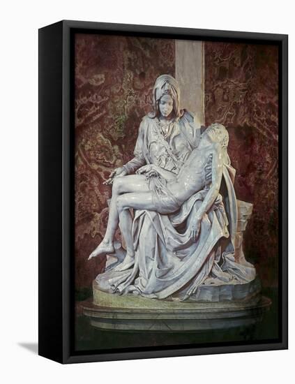 The Pieta-Michelangelo Buonarroti-Framed Stretched Canvas