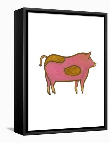 The Pig,2009-Cristina Rodriguez-Framed Stretched Canvas