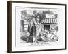 The Pig and the Peasant, 1863-John Tenniel-Framed Giclee Print