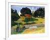 The Pig Field-Paul Gauguin-Framed Giclee Print