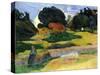 The Pig Field-Paul Gauguin-Stretched Canvas