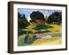 The Pig Field-Paul Gauguin-Framed Giclee Print