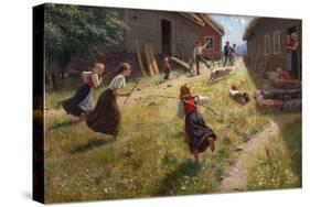 The Pig is Loose-Hans Andreas Dahl-Stretched Canvas