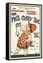 The Pig's Curly Tail-Walter Lantz-Framed Stretched Canvas