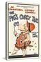 The Pig's Curly Tail-Walter Lantz-Stretched Canvas