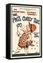 The Pig's Curly Tail-Walter Lantz-Framed Stretched Canvas