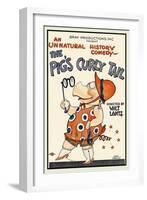 The Pig's Curly Tail-Walter Lantz-Framed Art Print