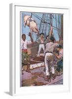 The Pig Squealed Like the 'Crack of Doom'-Arthur Rackham-Framed Giclee Print