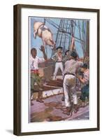 The Pig Squealed Like the 'Crack of Doom'-Arthur Rackham-Framed Giclee Print