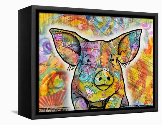 The Pig-Dean Russo-Framed Stretched Canvas