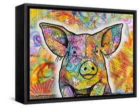 The Pig-Dean Russo-Framed Stretched Canvas