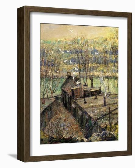 The Pigeon Coop, C.1916-Ernest Lawson-Framed Giclee Print