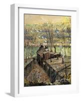 The Pigeon Coop, C.1916-Ernest Lawson-Framed Giclee Print