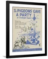 The Pigeons Gave a Party in Trafalgar Square-null-Framed Giclee Print