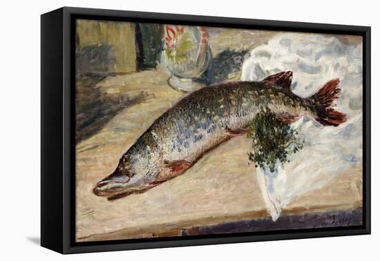 The Pike, 1888-Alfred Sisley-Framed Stretched Canvas