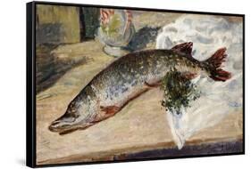 The Pike, 1888-Alfred Sisley-Framed Stretched Canvas