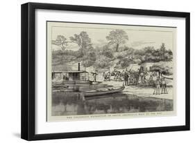 The Pilcomayo Expedition in South America, a Halt by the Way-null-Framed Giclee Print