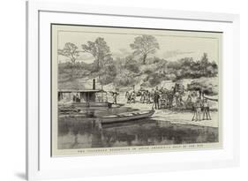 The Pilcomayo Expedition in South America, a Halt by the Way-null-Framed Giclee Print