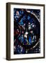 The Pilgrim Attacked by Thieves, Stained Glass, Chartres Cathedral, France, 1205-1215-null-Framed Photographic Print