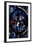 The Pilgrim Attacked by Thieves, Stained Glass, Chartres Cathedral, France, 1205-1215-null-Framed Photographic Print