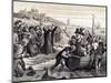 The Pilgrim Fathers Leaving Delft Haven on their Voyage to America, July 1620-Charles West Cope-Mounted Giclee Print
