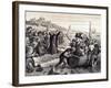 The Pilgrim Fathers Leaving Delft Haven on their Voyage to America, July 1620-Charles West Cope-Framed Giclee Print