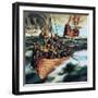 The Pilgrim Fathers: Men of the 'Mayflower'-Ron Embleton-Framed Giclee Print